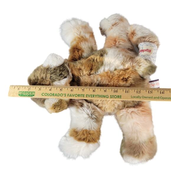 Lil' Pet Hospital Plush Calico Cat Toy 12" Stuffed Animal Realistic Multicolor - Picture 4 of 16